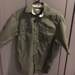 Carhartt 100% cotton button up shirt